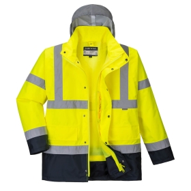 Jakna Hi-Vis Contrast Traffic 4-u-1 Yellow/Navy XL PORTWEST S471YNRXL