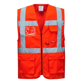 Prsluk Berlin Hi-Vis Executive  Crvena XXL PORTWEST S476RERXXL