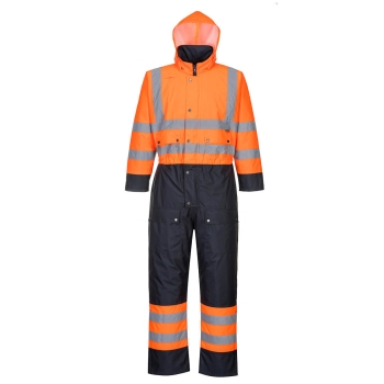 Kombinezon Hi-Vis Contrast Winter Narančasta/Navy 5XL PORTWEST S485ONR5XL