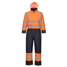 Kombinezon Hi-Vis Contrast Winter Narančasta/Navy M PORTWEST S485ONRM