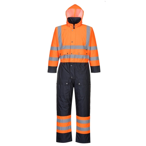 Kombinezon Hi-Vis Contrast Winter Narančasta/Navy L PORTWEST S485ONRL