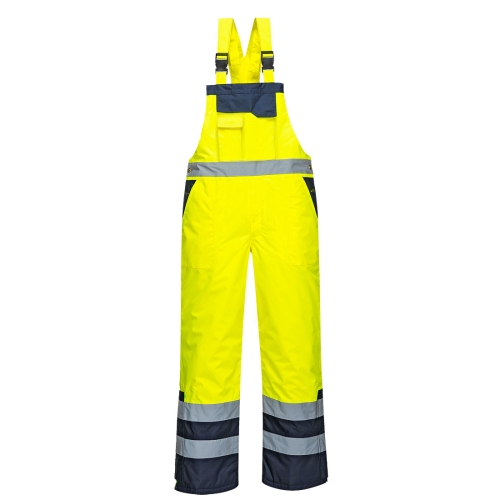 Hlače s naramenicama Hi-Vis Contrast Winter Žuta XXXL PORTWEST S489YERXXXL Hlače s naramenicama Hi-Vis Contrast Winter Žuta XXXL PORTWEST S489YERXXXL