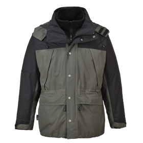 Jakna Orkney Breathable 3-u-1 Siva S PORTWEST S532GRRS