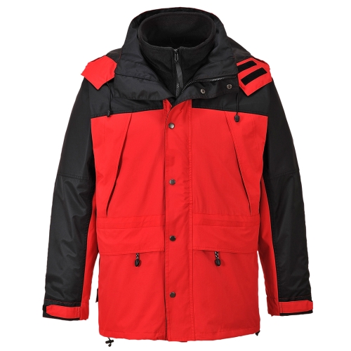 Jakna Orkney Breathable 3-u-1 Crvena XL PORTWEST S532RERXL
