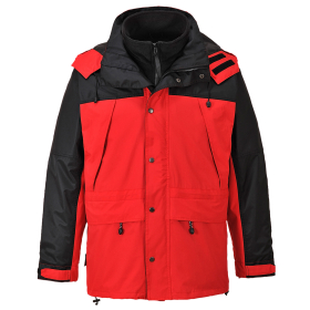 Jakna Orkney Breathable 3-u-1 Crvena M PORTWEST S532RERM