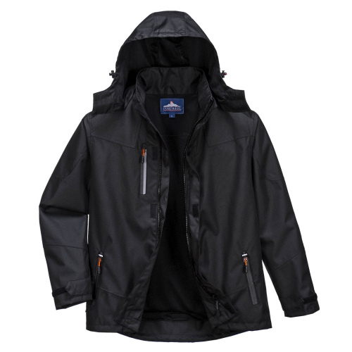 Jakna za kišu Outcoach Crna 6XL PORTWEST S555BKR6XL