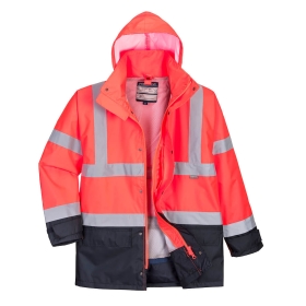 Jakna Hi-Vis Contrast Executive 5-u-1 Crvena/T.plava XXXL PORTWEST S768RNRXXXL
