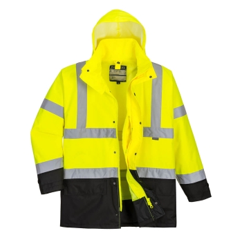 Jakna Hi-Vis Contrast Executive 5-u-1 Žuta/Crna M PORTWEST S768YBRM