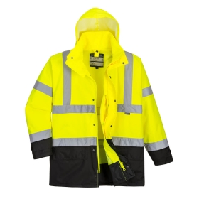 Jakna Hi-Vis Contrast Executive 5-u-1 Žuta/Crna XXXL PORTWEST S768YBRXXXL