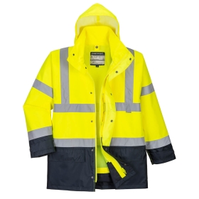 Jakna Hi-Vis Contrast Executive 5-u-1 Yellow/Navy XS PORTWEST S768YNRXS
