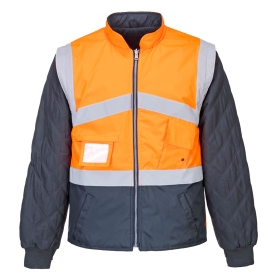 Jakna Hi-Vis Breathable Contrast Reversible 2-u-1 Narančasta/Navy M PORTWEST S769ONRM