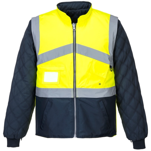 Jakna Hi-Vis Breathable Contrast Reversible 2-u-1 Yellow/Navy XL PORTWEST S769YNRXL Jakna Hi-Vis Breathable Contrast Reversible 2-u-1 Yellow/Navy XL PORTWEST S769YNRXL