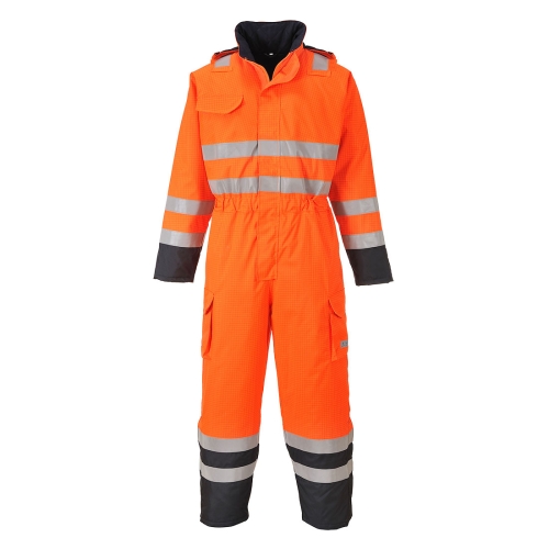Kombinezon Bizflame Rain Hi-Vis Multi Narančasta/Navy XL PORTWEST S775ONRXL