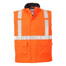 Prsluk Bizflame Rain Hi-Vis Anti-static FR Narančasta XXXL PORTWEST S776ORRXXXL