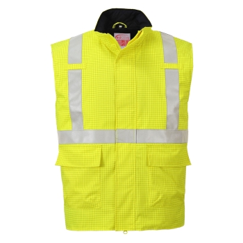 Prsluk Bizflame Rain Hi-Vis Anti-static FR Žuta L PORTWEST S776YERL