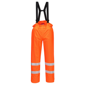 Hlače Bizflame Rain Unlined Hi-Vis Antistatic FR Narančasta S PORTWEST S780ORRS