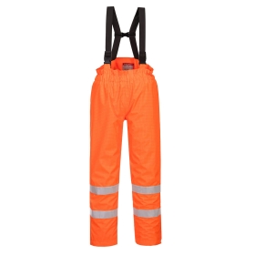 Hlače Bizflame Rain Lined Hi-Vis Antistatic FR Narančasta M PORTWEST S781ORRM