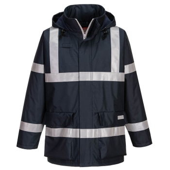 Jakna Bizflame Rain Anti-Static FR Navy L PORTWEST S785NARL