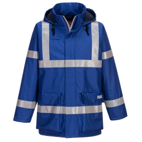 Jakna Bizflame Rain Anti-Static FR Royal plava XXXL PORTWEST S785RBRXXXL