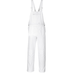 Hlače s naramenicama Bolton Painters White S PORTWEST S810WHRS