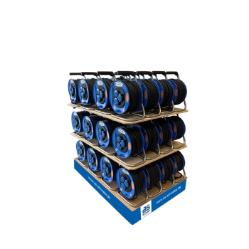 Motalica kabelska fi260mm 40m H07RN-F 3G1.5 s gumenim kabelom plava IP44 SP11108 