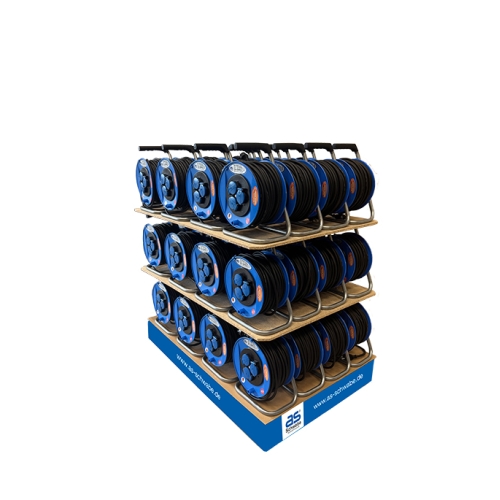 Motalica kabelska fi260mm 40m H07RN-F 3G1.5 s gumenim kabelom plava IP44 SP11108 