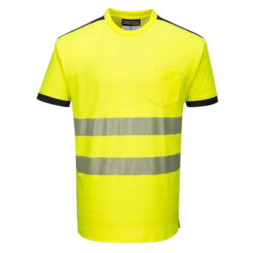 PW3 Majica Hi-Vis Cotton Comfort S/S Žuta/Crna S PORTWEST T181YBRS PW3 Majica Hi-Vis Cotton Comfort S/S Žuta/Crna S PORTWEST T181YBRS