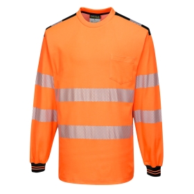 PW3 Majica Hi-Vis L/S Narančasta/Crna M PORTWEST T185OBRM