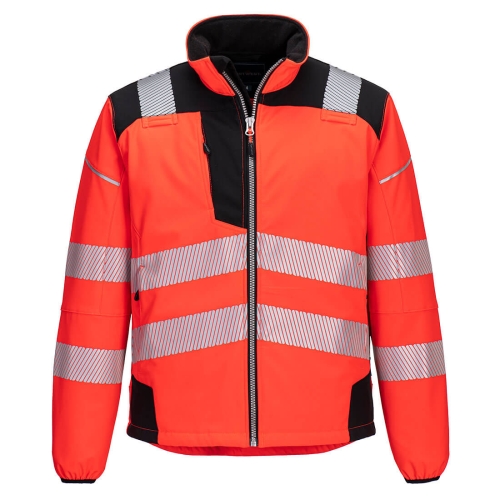 PW3 Jakna Hi-Vis Softshell Crvena/Crna M PORTWEST T402RBKM