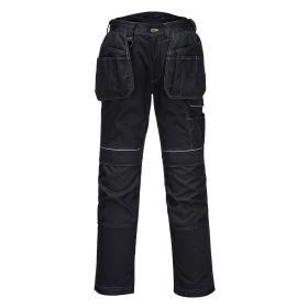PW3 Hlače Holster Work Crna Short 28 PORTWEST T602BKS28