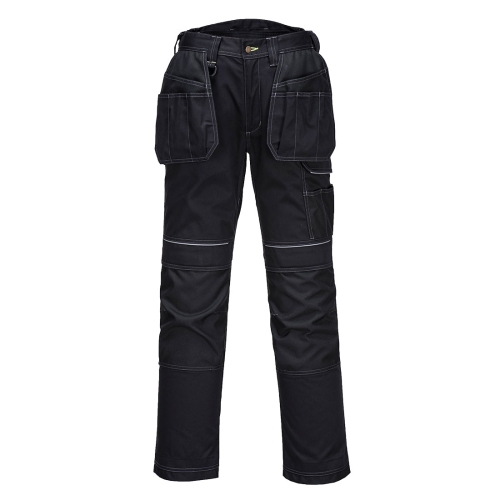 PW3 Hlače Holster Work Crna Short 34 PORTWEST T602BKS34