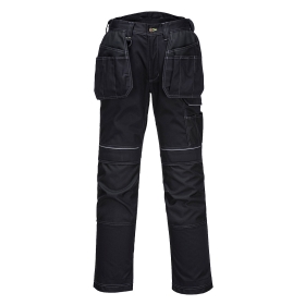 PW3 Hlače Holster Work Crna Short 42 PORTWEST T602BKS42