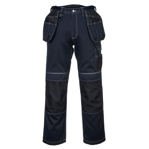 PW3 Hlače Holster Work Navy/Crna Short 40 PORTWEST T602NBS40
