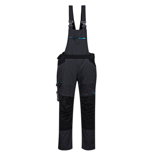 WX3 Hlače s naramenicama Metal Grey XXL PORTWEST T704MGRXXL