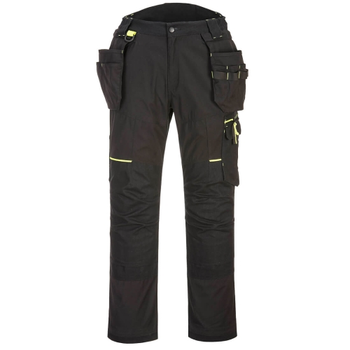 WX3 Hlače Eco Stretch Holster Crna 33 PORTWEST T706BKR33