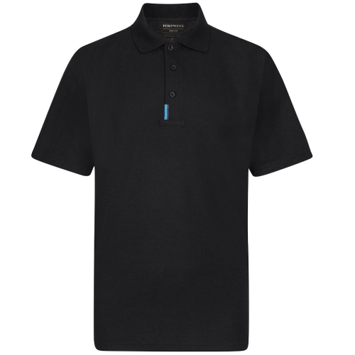 WX3 Polo majica Crna 5XL PORTWEST T720BKR5XL