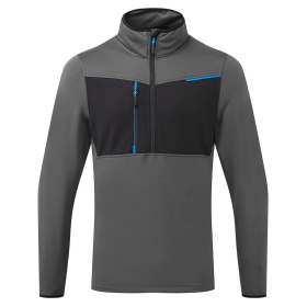 WX3 Majica Half Zip Tech Fleece Metal Grey XXL PORTWEST T755MGRXXL