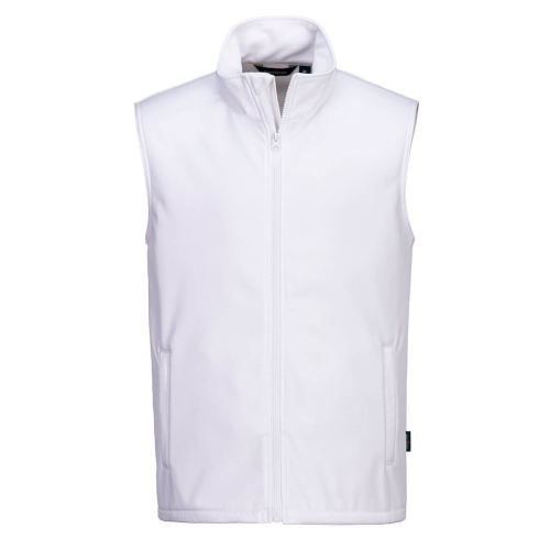 Prsluk Softshell Print & Promo (2L) White S PORTWEST TK22WHRS