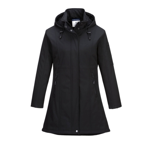Ženska jakna Carla Softshell (3L) Crna XXL PORTWEST TK42BKRXXL