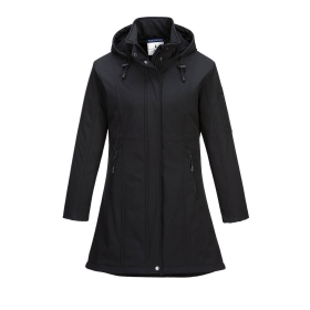 Ženska jakna Carla Softshell (3L) Crna XL PORTWEST TK42BKRXL