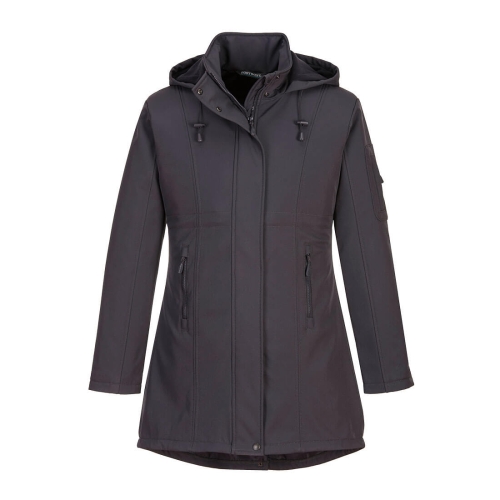 Ženska jakna Carla Softshell (3L) Charcoal Grey M PORTWEST TK42CGRM