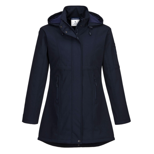 Ženska jakna Carla Softshell (3L) Navy XXL PORTWEST TK42NARXXL