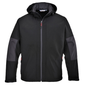 Jakna Softshell with Hood (3L) Crna XXXL PORTWEST TK53BKRXXXL