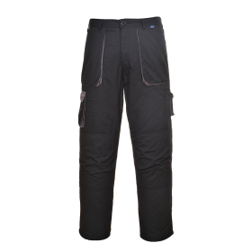Radne hlače Portwest Texo Contrast - Lined Crna S PORTWEST TX16BKRS