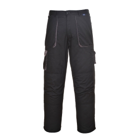Radne hlače Portwest Texo Contrast - Lined Crna XL PORTWEST TX16BKRXL