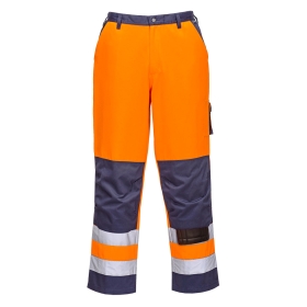 Hlače Lyon Hi-Vis Contrast Work Narančasta/Navy 4XL PORTWEST TX51ONR4XL