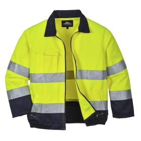 Jakna Madrid Hi-Vis Contrast Bomber  Yellow/Navy XXL PORTWEST TX70YNRXXL
