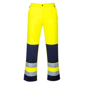 Hlače Seville Hi-Vis Contrast Work Yellow/Navy XXL PORTWEST TX71YNRXXL