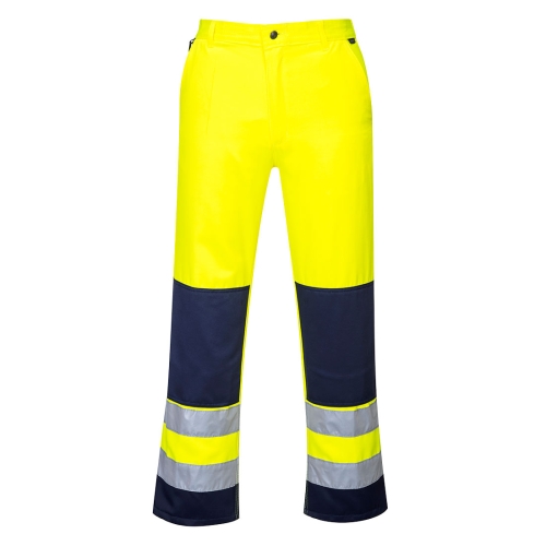 Hlače Seville Hi-Vis Contrast Work Yellow/Navy S PORTWEST TX71YNRS Hlače Seville Hi-Vis Contrast Work Yellow/Navy S PORTWEST TX71YNRS