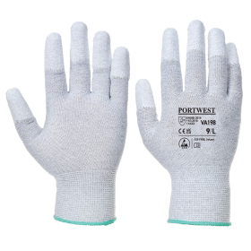 Rukavica Vending Antistatic PU Fingertip Siva XL PORTWEST VA198G7RXL